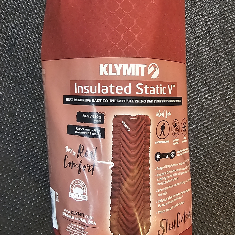 Klymit Insulated Sleeping Pad in Red